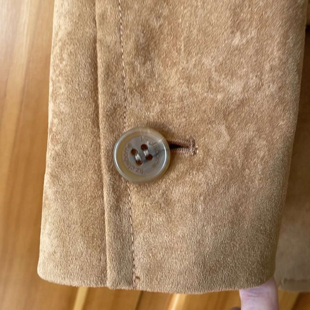 Liz Claiborne Tan Suede Blazer - Picture 6 of 13